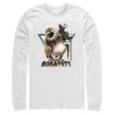 Men's Star Wars: The Book of Boba Fett Bantha Ride Boba  Adult Long Sleeve Shirt