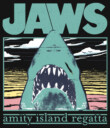 Men's Jaws Amity Island Regatta Shark  Adult Long Sleeve Shirt