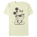 Men's Mickey & Friends Retro Mickey Mouse Sketch  Adult T-Shirt