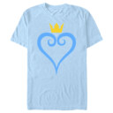 Men's Kingdom Hearts 1 Blue Heart  Adult T-Shirt