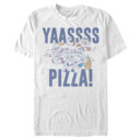 Men's Teenage Mutant Ninja Turtles Yass Pizza  Adult T-Shirt