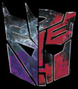 Men's Transformers Split Bot Logo  Adult T-Shirt