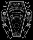 Men's Ouija Halloween Coffin  Adult T-Shirt