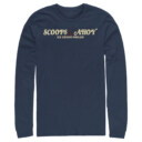 Men's Stranger Things Scoops Ahoy Nautical Logo  Adult Long Sleeve Shirt