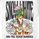 Men's Snow White and the Seven Dwarves Dwarf Group Logo  Adult T-Shirt