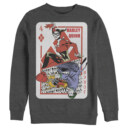 Men's Batman Harley Quinn Joker Poker Card  Adult Sweatshirt