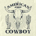 Men's Professional Bull Riders American Cowboy  Adult T-Shirt