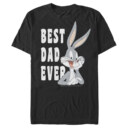 Men's Looney Tunes Father's Day Bugs Bunny Best Dad Ever  Adult T-Shirt