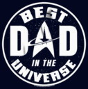 Men's Star Trek: The Next Generation Best Dad In The Universe  Adult T-Shirt