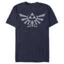 Men's Nintendo Legend of Zelda Hylian Crest Hidden Pattern  Adult T-Shirt