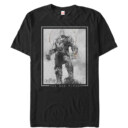 Men's Marvel Avengers: Infinity War Thanos Grayscale  Adult T-Shirt