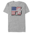 Men's MTV 3D Flag Logo  Adult T-Shirt