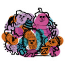 Men's Sing 2 Cartoon Group Shot  Adult T-Shirt