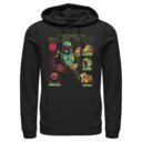 Men's Star Wars: The Book of Boba Fett Distressed Character Line-up  Adult Pull Over Hoodie