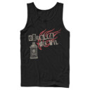 Men's Cruella Spray Flames Logo  Adult Tank Top