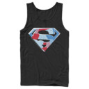 Men's Superman Logo Geometric  Adult Tank Top