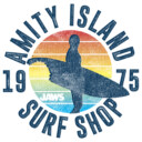 Men's Jaws Retro Amity Island Surf Shop  Adult Sweatshirt