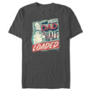 Men's The Simpsons Father's Day Homer Simpson All Dad Half Loaded  Adult T-Shirt