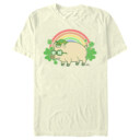 Men's The Simpsons St. Patrick's Day Rainbow Plopper  Adult T-Shirt