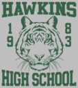 Men's Stranger Things Hawkins High School Tiger 1983  Adult Long Sleeve Shirt