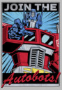 Men's Transformers Optimus Prime Join the Autobots  Adult T-Shirt