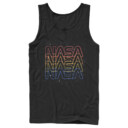 Men's NASA Rainbow Repeat Logo  Adult Tank Top