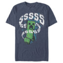 Men's Minecraft SSSS Creeper  Adult T-Shirt
