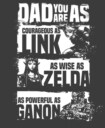 Men's Nintendo Father's Day Legend of Zelda Classic Qualities  Adult Pull Over Hoodie