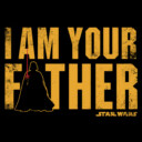 Men's Star Wars Father's Day Vader is Your Father  Adult T-Shirt