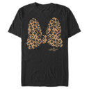 Men's Mickey & Friends Mickey & Minnie Mouse Cheetah Print Bow Signature  Adult T-Shirt