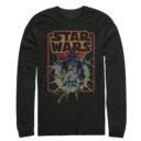 Men's Star Wars Retro Explosion  Adult Long Sleeve Shirt