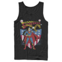 Men's Superman American Hero  Adult Tank Top