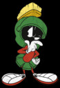 Men's Looney Tunes Marvin the Martian Thinking  Adult T-Shirt