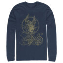 Men's Sleeping Beauty Maleficent Twisted Queen  Adult Long Sleeve Shirt
