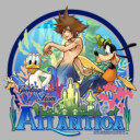 Men's Kingdom Hearts 1 Mermen Friends From Atlantica  Adult Long Sleeve Shirt