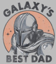 Men's Star Wars: The Mandalorian Galaxy's Best Dad Din Djarin  Adult T-Shirt