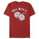 Men's Yahtzee Roll With It  Adult T-Shirt