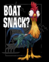 Men's Moana Hei Hei Boat Snack  Adult T-Shirt