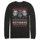 Men's Star Wars Lack of Cheer Ugly Christmas Sweater  Adult Long Sleeve Shirt