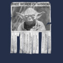 Men's Star Wars Yoda Words of Wisdom  Adult T-Shirt