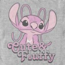 Men's Lilo & Stitch Angel Cute & Fluffy  Adult T-Shirt