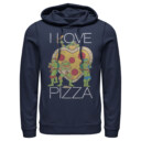Men's Teenage Mutant Ninja Turtles I Love Pizza Heart  Adult Pull Over Hoodie