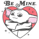 Men's Star Wars: The Mandalorian Valentine's Day Grogu Be Mine  Adult T-Shirt