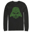 Men's Star Wars Shamrock Darth Vader  Adult Long Sleeve Shirt