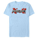 Men's Minecraft Valentine's Day Hearts Logo  Adult T-Shirt