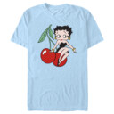 Men's Betty Boop Cherries Betty  Adult T-Shirt