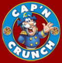 Men's Cap'n Crunch Circle Logo  Adult T-Shirt