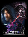 Men's Star Wars: Obi-Wan Kenobi Vader and Kenobi Face Off Movie Poster  Adult T-Shirt