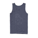 Men's Star Wars: The Rise of Skywalker BB-8 Starry Constellation  Adult Tank Top