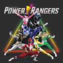 Men's Power Rangers Triangle Formation  Adult T-Shirt